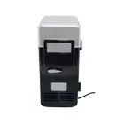 Car Mini Fridge Beverage Traveling Picnicking USB Drink Cans Refrigerator