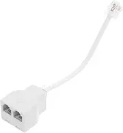 HONMEET Phone Jack Splitter Adapter Detachable Line Adapter Part Home Phone Lines Splitter for Us Standard