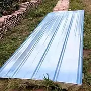 Clear Roof Sheet, Glass Fibre Resin Panels Corrugated Polycarbonate Greenhouse Panels for Outdoor Garden Plant Stand Roof Covering Supplies ( Color : Clear , Size : 1mx0.9m )