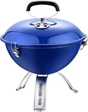 Barbecue Grill Portable Charcoal Grill, stainless steel round oven Dual, Venting System for Outdoor Courtyard Picnic Camping Tailgating BBQ Kettle Barbecue Stove