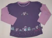 4 NWT Pumpkin Patch FAIRY TALE Purple Fairy Land City SHIRT Top Girls