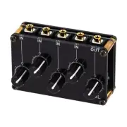 Low Noise 4 Channel Line Mixer 4 Stereo Channel Mini Mixers