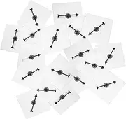 18 Pieces Blank Transparent Spinners Dry Erase Math Game Spinner for Teaching and Party Games