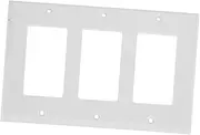 ARTIBETTER 3-screwless Wall Plate Outlet Shield Plate Safety Cover for Switches Outlets