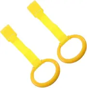 VICASKY Baby Bed Hanging Multi-Functional Pull Crib Hand Pull Toddler Walking Aid Arm Strengthening Toy Yellow