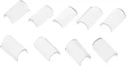 100pcs Hot Melt Adhesive Hair Extensions Hair Extension Hold Hair Extensions Tool Hair Extension Film Tip Extension Tubes Keratin Beads for Hair Extensions Transparent Glue