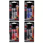 4 x Lighter Gas Mini Jet Flame Turbo Windproof Refillable - 4 Assorted Brand New