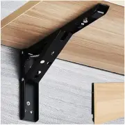 Folding Shelf Brackets Hinges 2 Pcs90 Degree Self-Locking Folding Hinge Fold ...