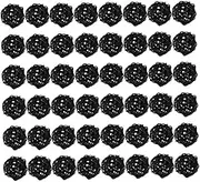 iplusmile 40pcs Wicker Rattan Balls: 3cm Decorative Orbs Halloween Vase Fillers for Table Centerpiece DIY Craft Accessories Party Table Decorations