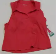 TRETORN Watermelon Tank Top Collar Built In Shelf Bra Sleeveless Shirt XL Womens