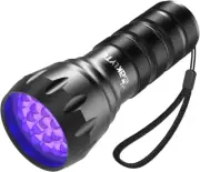 Waklyte Black Light UV Light, 21 LED 395Nm UV Flashlight, Powerful Mini Blacklig
