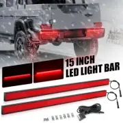 2x 15" 231 LED Tail Lights Bar Strip Stop Trailer Truck Ute Lamp +Wiring Plug AU