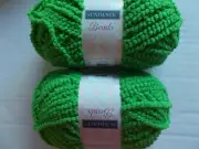 Sundance Beads fashion yarn, Grass, lot of 2 (88 yds each)