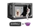 NEW 36" Portable Soft Dog Crate for Large Dogs - Collapsible Travel Kennel