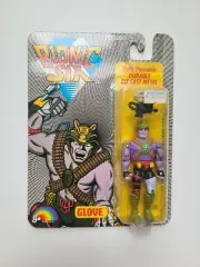 VTG 1986 LJN Toys Bionic Six Glove Diecast Metal Action Figure Sealed MOC