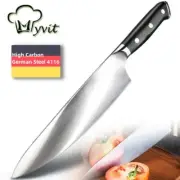 Kitchen Chef Knife 8inch High Carbon German Stainless Steel Santoko Meat Cleaver
