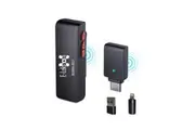 E-Lektron 2.4G wireless lavalier Microphone recharge case clip-on plug play for iPhone iPad Android youtube live stream zoom video recording