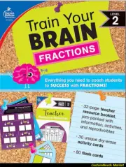 Carson-Dellosa Train Your Brain Fractions - Level 2 (50% Shipping Cost)