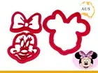 Minnie Mouse Cookie Cutter | Disney Biscuit Baking Cake Mold Stamp Embosser