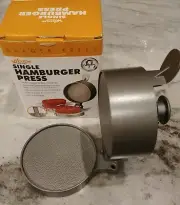 WESTON BRAND Single Hamburger Press