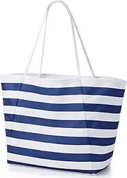 [KALIDI FANCY FOREST] KALIDI Beach Tote Bag Women Large Waterproof Sandproof Shoulder Handbag Packable Grocery Bag Hobo Purse for Picnic Vacation