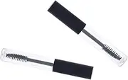 LOORGVEL 6Pcs Empty Eyelash Vial Tube Transparent Cosmetic Container for Mascara Eyelash Cream DIY Beauty for Travel and Sample Use