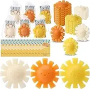 Leelosp 60 Sets Here Comes the Son Baby Shower Favors Sunshine Soaps Sun Handmade Scented Soap with Thank You Cards and Organza Bags for Guests Baby Shower Party Game Prize Supplies Return Gifts