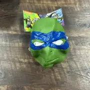 Nickelodeon Teenage Mutant Ninja Turtles Leonardo Rubies Adult Mask Rubber New