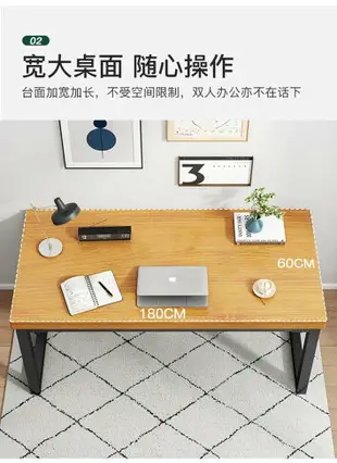 電腦桌 家用臺式桌 簡易學生學習桌 寫字桌 簡約現代臥室書桌 辦公桌椅 露天拍賣