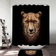 Cool and Fascinating Cheetah Portrait Shower Curtain