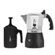 Bialetti 加壓摩卡壺 最新款 + Bialetti 奶泡器 非鐵氟龍 日本大金（Dakin）易潔塗層