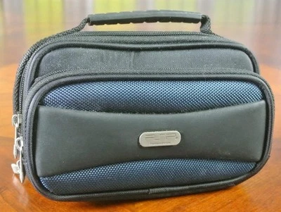 Sony PSP CASE 1000 2000 3000 BLACK & BLUE R.D.S. rds 3 Zipper with Handle