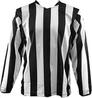 [Carta Sport] Unisex Adult Newcastle Vertical Jersey Football Shirt (UK Size: L) (Black/White)