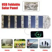 100W USB Solar Panel Kit Folding Power Bank Outdoor Camping Hiking Phone Charger
