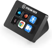 Stream Deck Mini – Compact Studio Controller, 6 Macro Keys, Trigger Actions in A