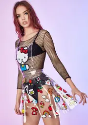 [Dolls Kill x Hello Kitty] Guilty As Charmed Clear Pinafore
