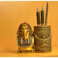 在飛比找ETMall東森購物網優惠-擺設古埃及筆插書房法老王桌面