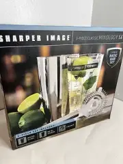 Sharper Image Mixology Set 3piece Basic Bar Set New Gift For Her Him