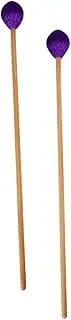 Toyvian 2pcs Professional Marimba Mallets Durable Xylophone Sticks Percussion Instruments for Students Musicians present for Music Lovers