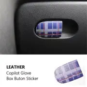 PU Trim Sticker Co-pilot glove Box Button Panel for Mini Cooper F55 Hardtop 01. (for: Mini)