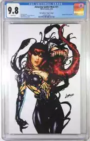 AMAZING SPIDER-MAN #21 (PABLO "LOBOS" VILLALOBOS VIRGIN VARIANT) ~ CGC 9.8 NM/M