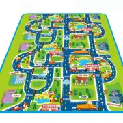 2x1.6m Baby Kids Mat Waterproof Children Mats Rug Carpet Car Play Track Foldable