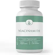 Pure Organic Ingredients Pure Niacinamide (Vitamin B3), 100 Capsules, 500 mg Serving, Natural & Undiluted, No Magnesium Filler, Gluten-Free, No Flush, Made in USA by