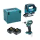 【MAKITA 牧田】18V充電式無刷超值雙機組DTD172+DJV182(DLX2471GJ)