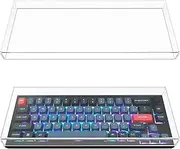 Geekria 65% Keyboard Dust Cover, Clear Acrylic Keypads Cover for 68 Keys Computer Mechanical Keyboard with Knob, Compatible with Keychron Q2/Q2 Pro/V2, GK GAMAKAY LK67 65%
