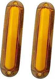 Yardenfun 1 Set LED Trailer Marker Lights Side Marker Lights for Truck Van Boat Easy Installation Enhance Nighttime Visibility Durable Design for Safety