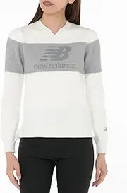 [New Balance] 012-4270507 Women's Crew Neck Knit (Stretchy, Brand Logo) / Golf