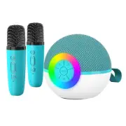 Karaoke Machine with 2 Mic,Portable Bluetooth Microphone Song Toys with5690