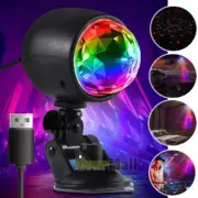Mini Disco USB DJ Ball Car Party Atmospher Light Bar Colorful Sound Activated