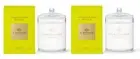 Montego Bay Rhythm Coconut & Lime 380g x2 Soy Candle Glasshouse Fragrance